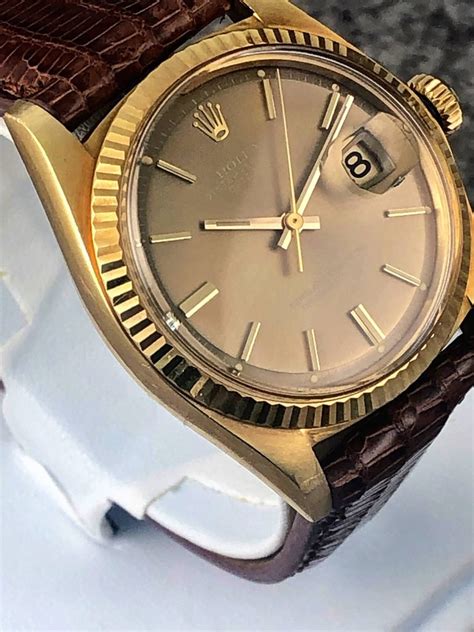 Rolex Datejust Millerighe ref. 1601 yellow gold 18K on jubilèe for 